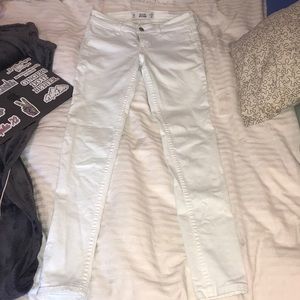 Hollister Super Skinny Low-Rise White Jeans